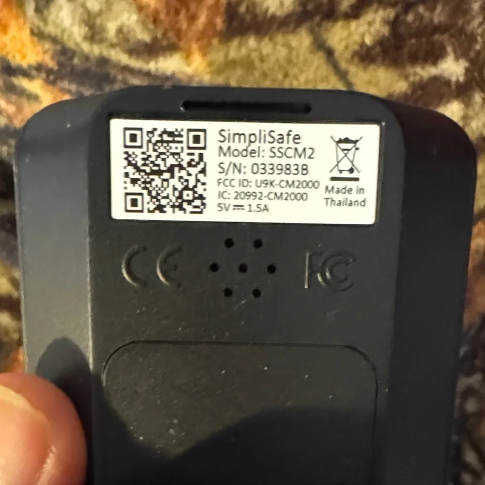 SimpliSafe Black Digital Cameras